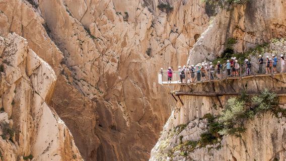 Desde Málaga: excursión de un día al Caminito del Rey en autobús