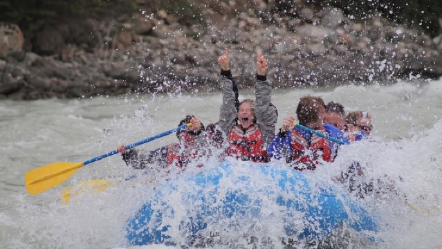 Jasper: Rafting en aguas bravas de la milla 5 del río Athabasca