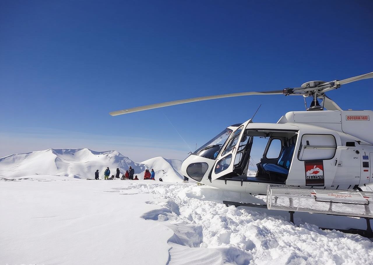Gulmarg Helicopter Sightseeing and Cable Car Experience Tour in India (Crossing the Stunning Mountain Views of Kashmir)