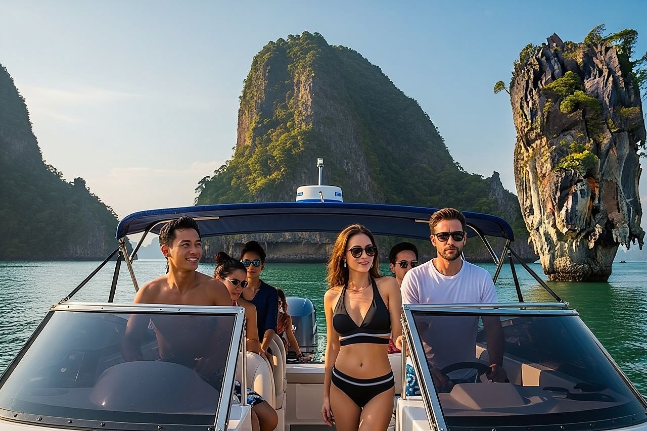 Isola di James Bond Premium in motoscafo da Phuket
