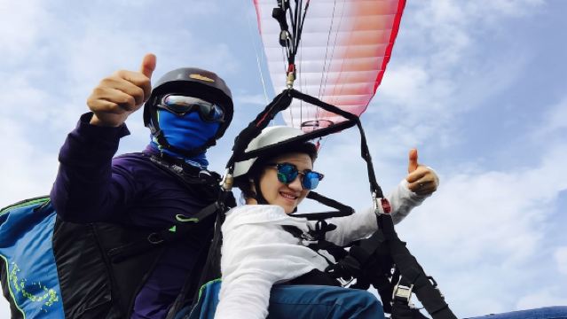 惠州大亞灣小鷹嘴滑翔傘飛行體驗【專業教練一對一飛行/560米滑翔/廣州周邊遊】