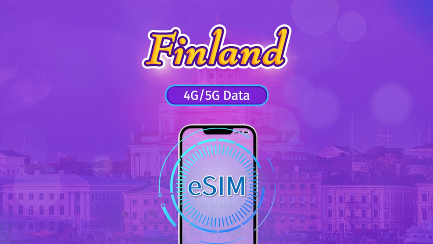 Finland | 5G/4G eSIM | Total Package | 24H Billing | 7-30 days | QR code