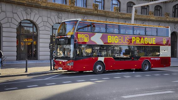 Big Bus hop-on hop-off bus tour of Prague
