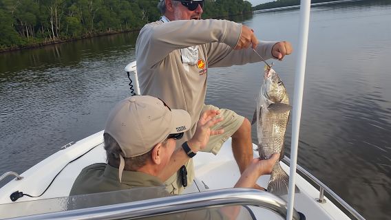 Marco Island family fishing and boating tour
