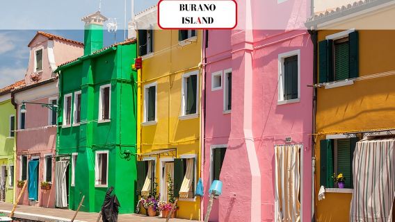 Islas Venecianas: Visita guiada al vidrio de Murano y los colores de Burano