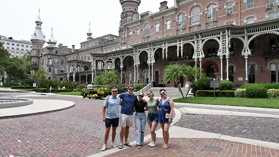 Guided Tampa Sightseeing Tour in New Street Legal Golf Cart