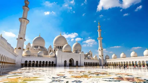 Fly From Dubai|Abu Dhabi 1-day tour: Sheikh Zayed Grand Mosque + Al Bateen Palace