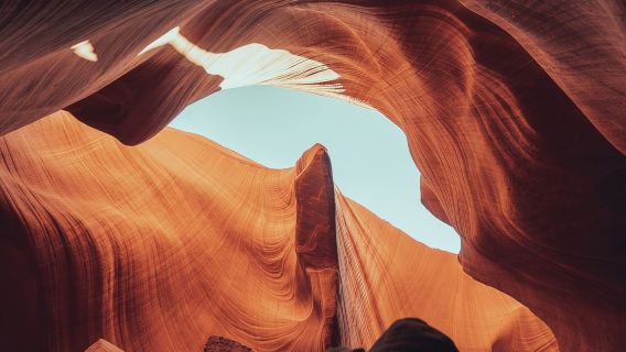 Halve dagtour naar Upper Antelope Canyon/Horseshoe Bend inclusief toegangsticket(ophalen en afzetten bij Page Hotel)