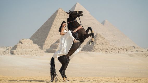2 uur unieke piramidefotoshoot (fotosessie)