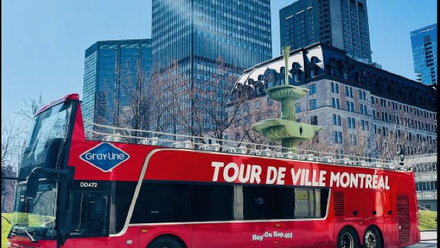 Montreal: Hop-On/Hop-Off-Doppeldeckerbus-Tour