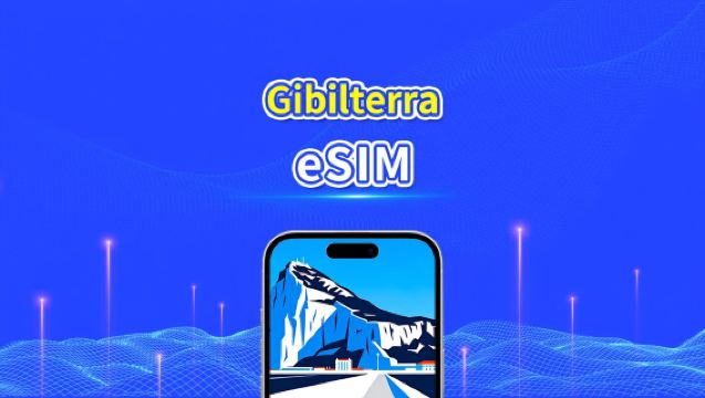 Gibilterra 4G eSIM| Pacchetto dati giornaliero/totale | 1–30 giorni | Fatturazione 24 ore | Codice QR