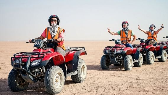 Hurghada Desert Adventure Jeep, Buggy & Quad with Dinner & Show