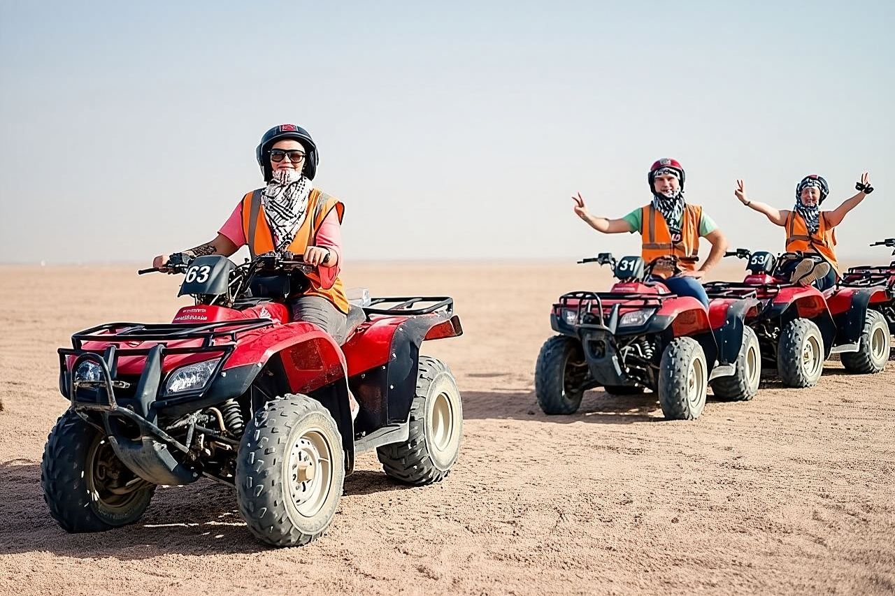 Hurghada Desert Adventure Jeep, Buggy & Quad with Dinner & Show