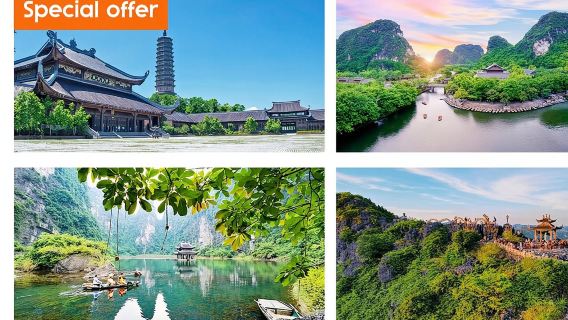 Điểm nổi bật Ninh Bình Hoa Lư/Bái Đính-Tràng An/Tam Cốc- Hang Múa