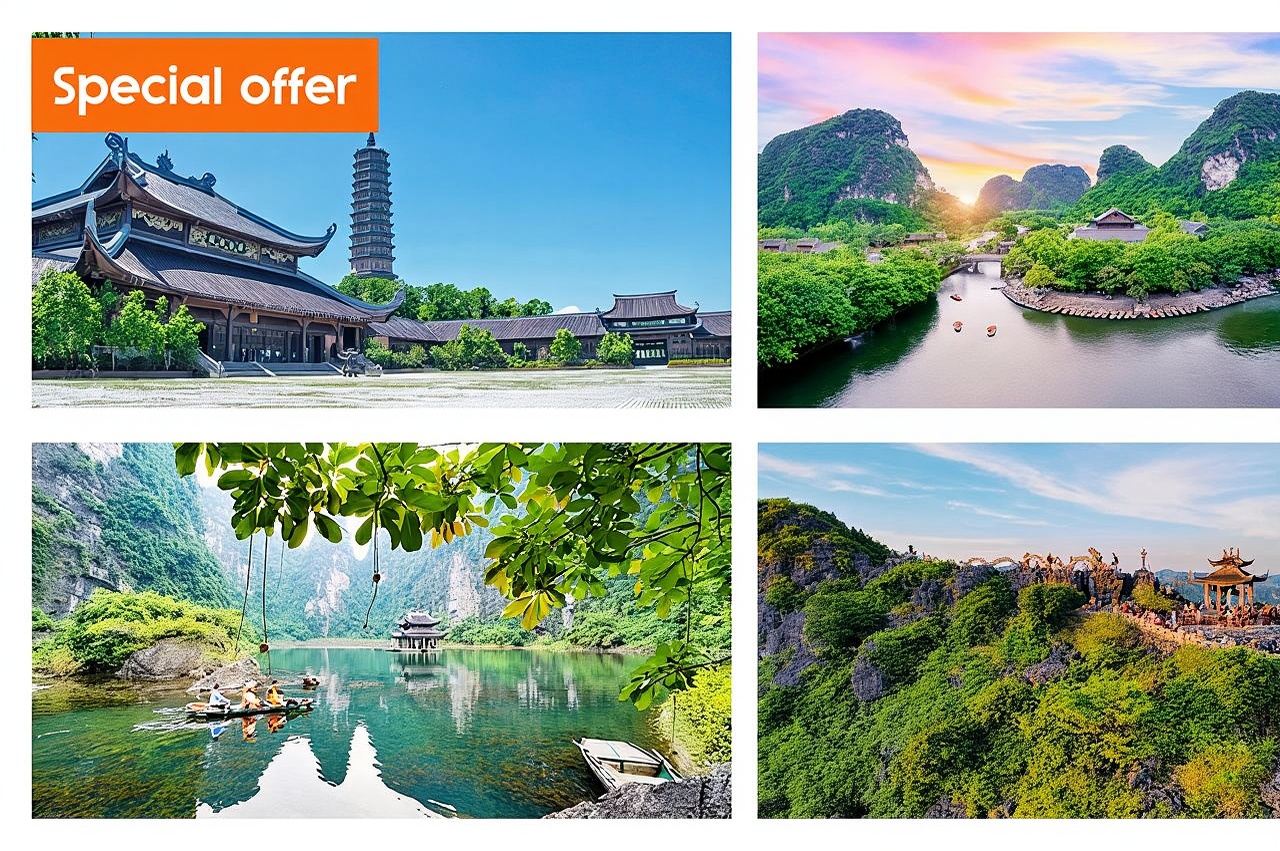 Ninh Binh Highlights Hoa Lu/Bai Dinh-Trang An/ Tam Coc- Mua Cave