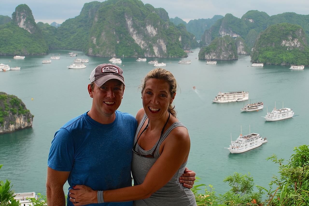Escursione di un giorno nella baia di Halong: visita all'isola della grotta, kayak, nuoto e pranzo