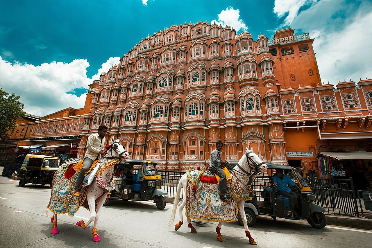 Tour guidato della città di Jaipur: Palazzo della città, Jantar, Hawa e Jal Mahal