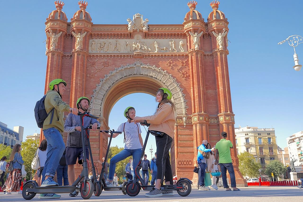 Tour en patinete eléctrico por Barcelona