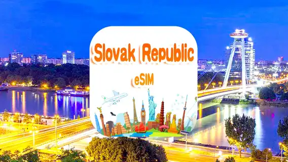 Slovakia 5G eSIM | Total package | Total 1GB-30GB | 3-30 days | 24-hour system | QR code