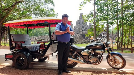 Tour privato di Angkor Wat in Tuk-Tuk con autista che parla inglese