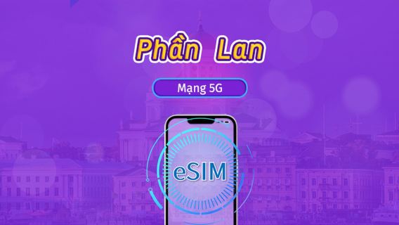 Phần Lan | eSIM 5G/4G | Gói trọn gói | Tính phí mỗi 24 giờ | 7–30 ngày | Mã QR