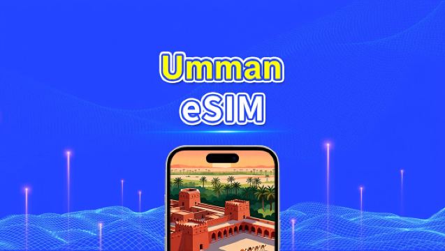 Umman eSIM | 5G/4G | Yüksek Hızlı İnternet | Günlük Paket/Veri Paketi | 24 Saat | 1-30 Gün | QR Kodu