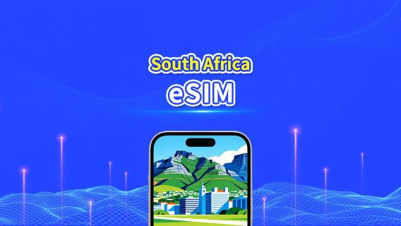 South Africa 4G eSIM | Daily/Total Data Package | 1–30 Days | 24-Hour Billing | QR Code