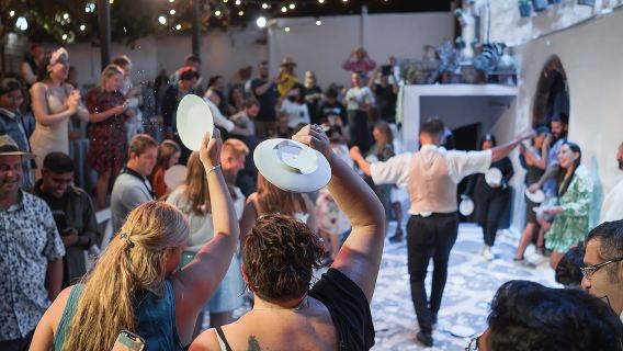 Santorini:The Greek Wedding Show - Dance,Drink Wine& Smash Plates