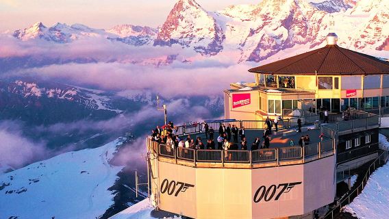 Tur Sehari Schilthorn dan Interlaken|Termasuk kereta gantung + pameran interaktif 007|Perjalanan pulang pergi multikota