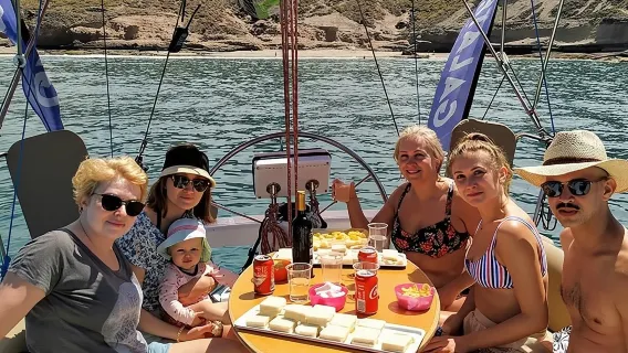 Crociera per piccoli gruppi con avvistamento di balene e delfini da Tenerife Sud