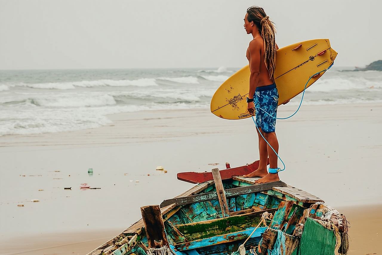Surf in Vietnam with a local!
