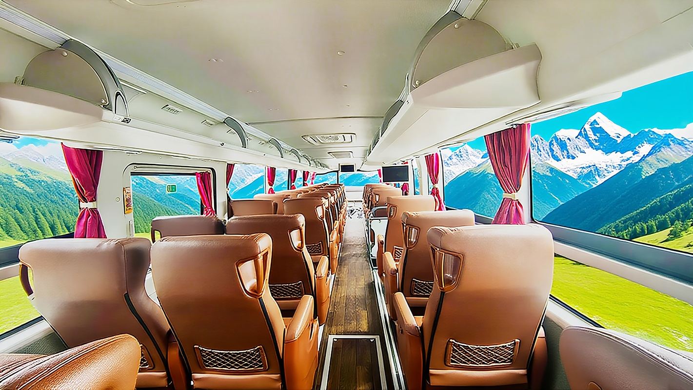 成都-四姑娘山出發 接駁車【2+1豪華保姆】去程·返程可選｜正規車輛·舒適空調/豪華保姆2+1大巴可選