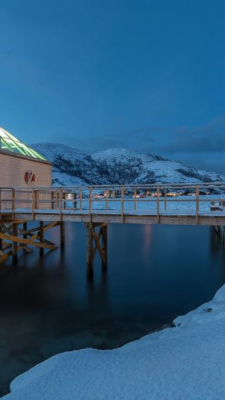 Tromso Bridge + Arctic Cathedral + City Library + Fjellheisen private chartered tour