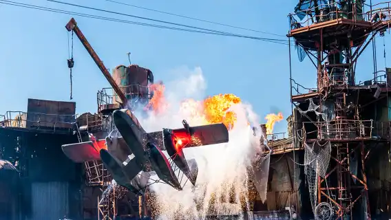 Beijing Universal Resort day tour with fast access to 10 attractions and shows, accompanied by a guide.