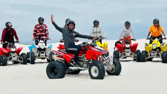 ทัวร์รถ ATV Quad Bike ที่ Cape Town Sand Dunes พร้อมภาพถ่าย