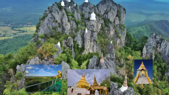 Chiang Mai: Sky Pagodas, Lampang, & Skywalk Lamphun Transfer