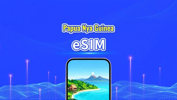 Papua Nya Guinea eSIM | 4G | Daglig förbrukning/datapaket | 24-timmars debitering | 7-30 dagar | QR-kod