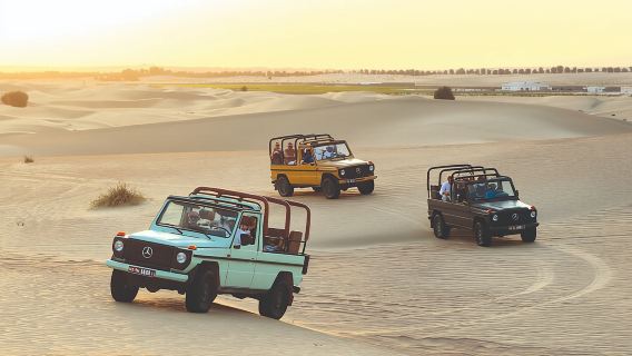 Dubai Evening Heritage Safari by Vintage G Class Al Marmoom Oasis