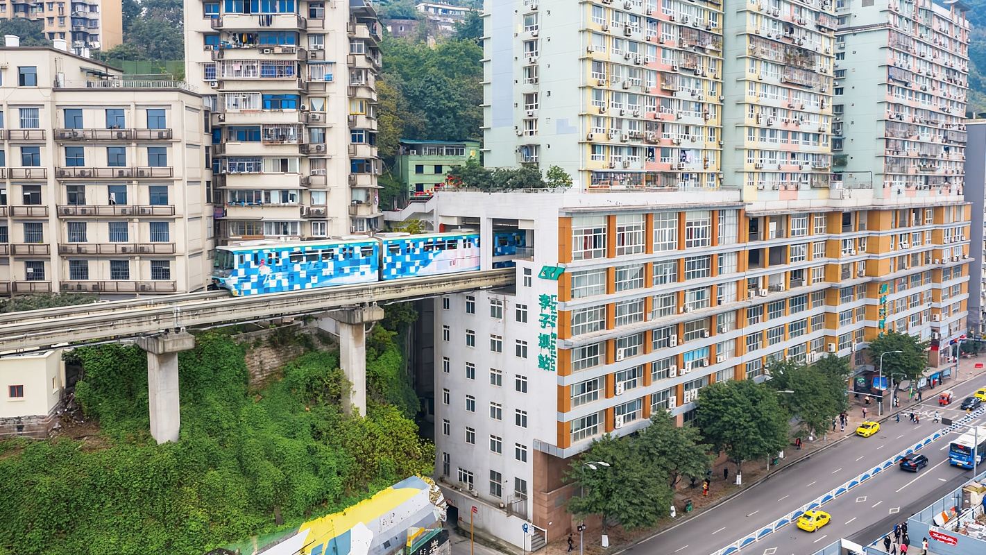 重慶長江ロープウェイ+モノレール建物貫通+洪崖洞民俗文化エリア+磁器口ワンデーツアー|子供無料|ガイドを配属