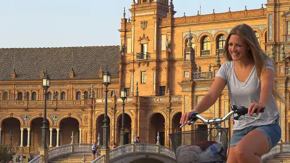 Sunset Guided Bike Tour in Seville