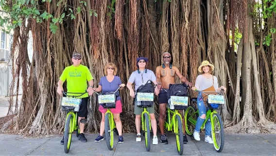 Begeleide fietstocht door de oude stad van Key West
