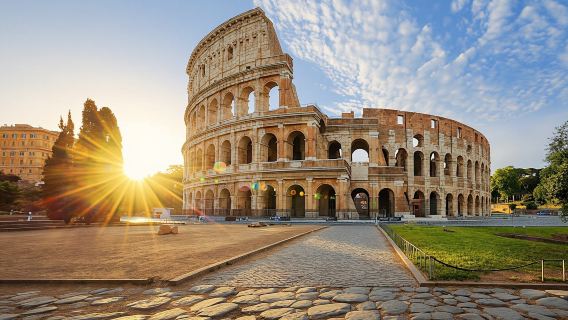 Colosseum with Arena floor and Panoramic Open Bus ride