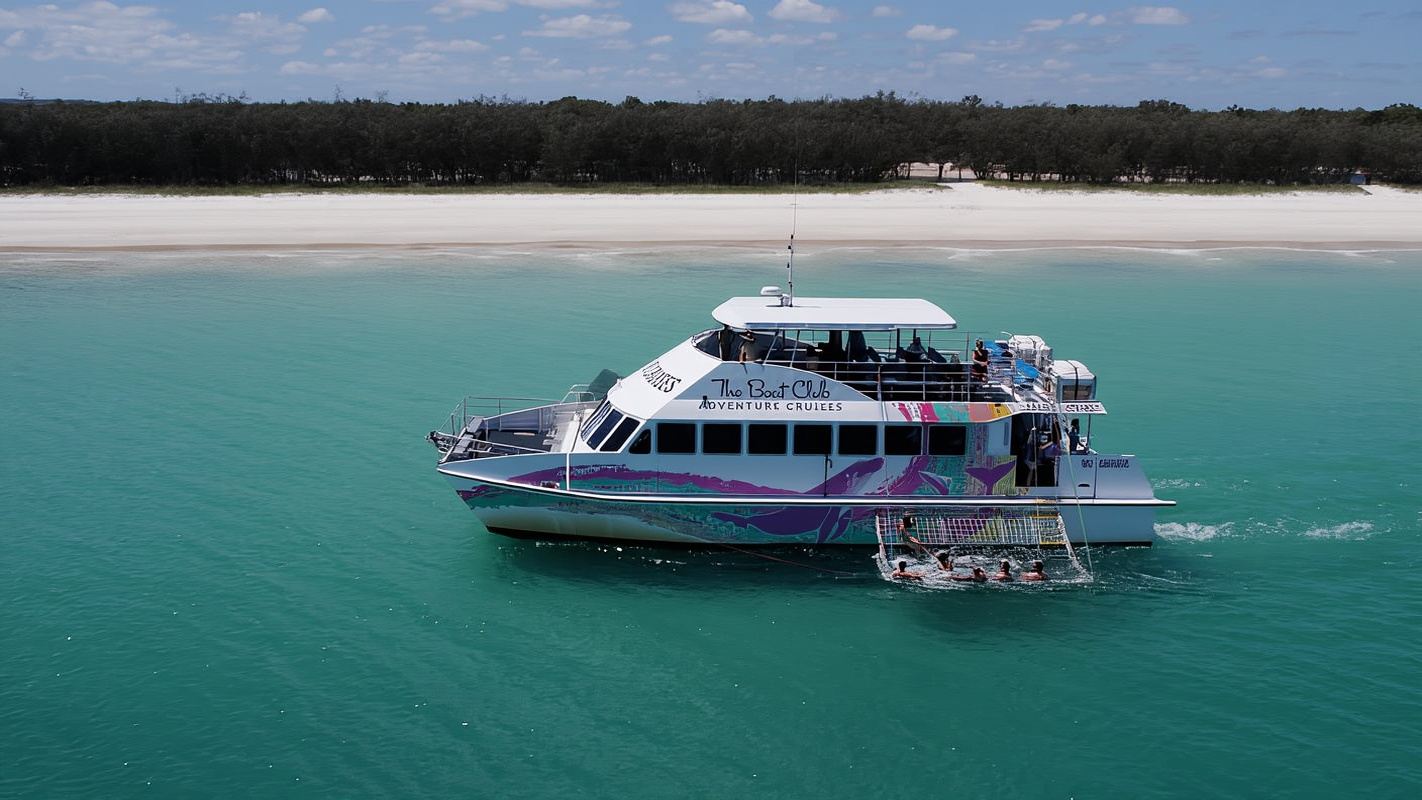 Hervey Bay: K'Gari(Fraser Is) Adventure & Sightseeing Cruise