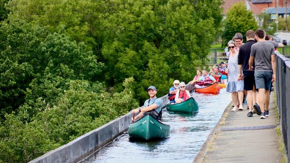 Llangollen: Aqueduct Canoe Tour Adventure