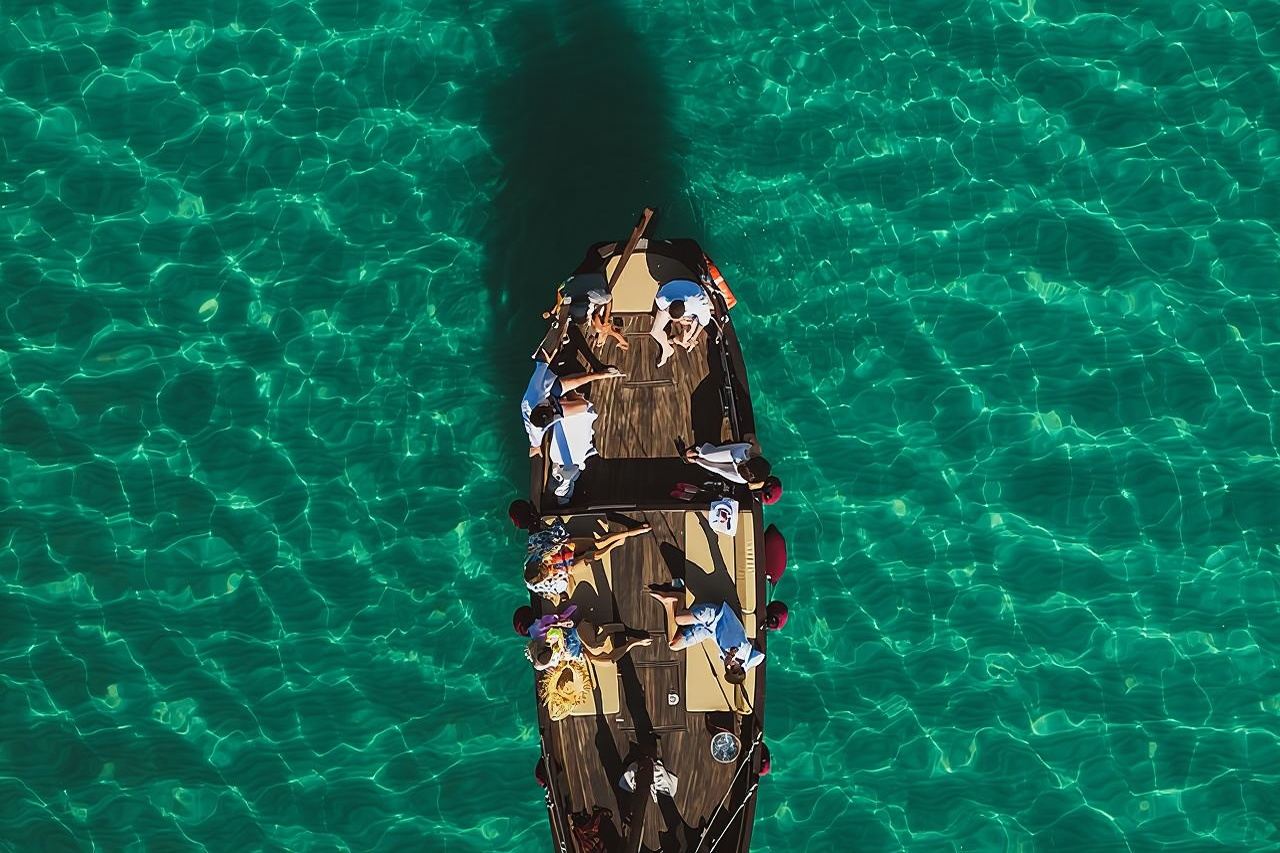 Cagliari : Boat Tour, Snorkeling, Aperitif, and various swim stops