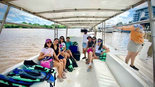 From Puntarenas: Bioluminiscence Boat Tour with BBQ & Drinks