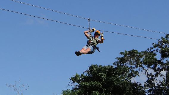 Mega Zip and Ride in Dominican Countryside