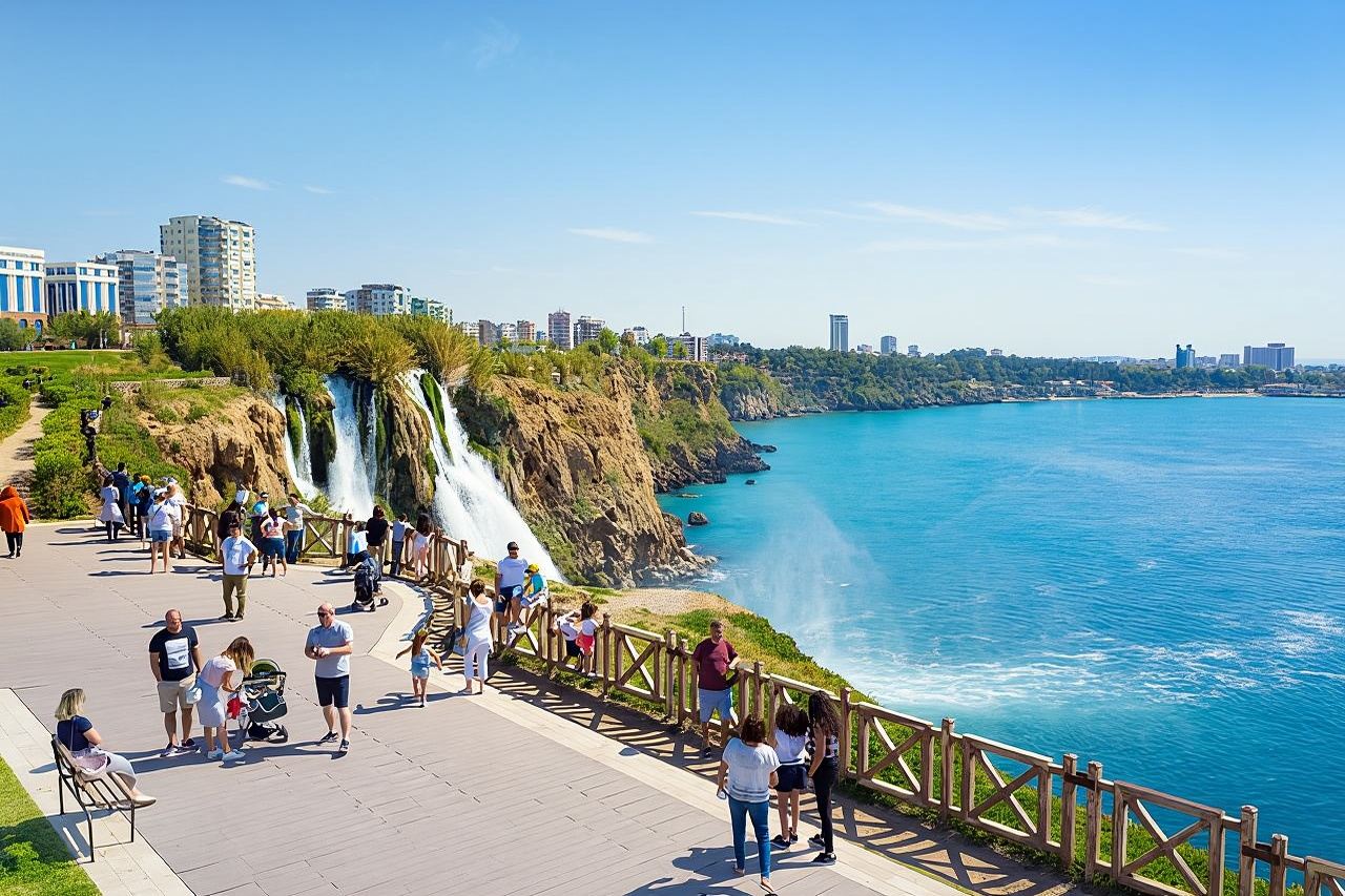 Antalya: City Tour with Boat Trip, Old Town & Waterfalls