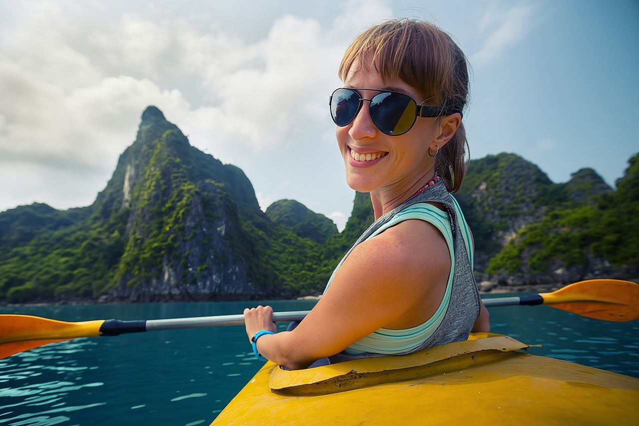 One Day Guided Tour: Kayaking, Zipline & Tubing In The Cave from Vang Vieng