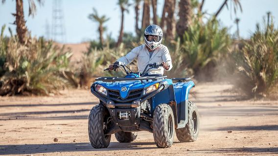 Quad ride on the hills of Hammamet